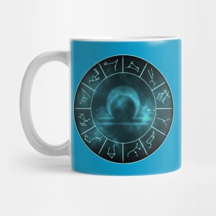 Libra Zodiac Symbol Mug